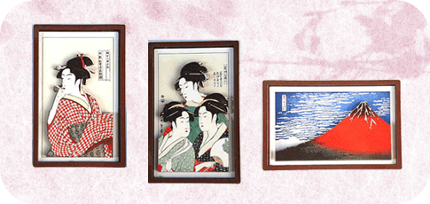 浮世絵マグネット